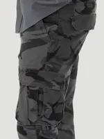 Men's Wrangler® Flex Tapered Cargo Pant Anthracite Camo