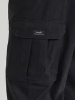 Wrangler® Men's Comfort Flex Waist Cargo Pant Black