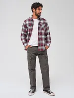 Wrangler® Men's Comfort Flex Waist Cargo Pant Breen