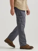 Wrangler® Men's Comfort Flex Waist Cargo Pant Pewter