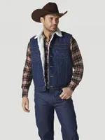 Wrangler® Sherpa Lined Denim Vest - Prewashed