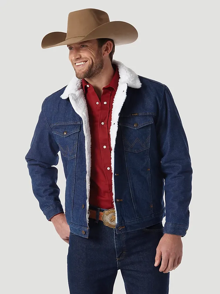 Wrangler® Western Sherpa Lined Denim Jacket