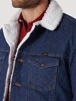 Wrangler® Western Sherpa Lined Denim Jacket