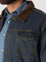 Wrangler® Blanket Lined Denim Jacket Rustic