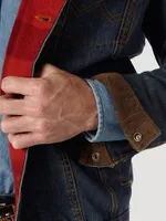 Wrangler® Blanket Lined Denim Jacket Rustic