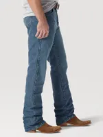 Men's Wrangler Retro® Slim Fit Bootcut Jean Worn