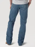 Men's Wrangler Retro® Slim Fit Bootcut Jean Worn