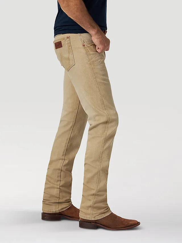 Men's Wrangler Retro® Slim Fit Straight Leg Pant - Fawn