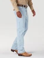 Wrangler® Cowboy Cut® Slim Fit Active Flex Jeans Bleach