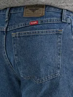 Wrangler® Five Star Premium Denim Regular Fit Jean Dark Stonewash