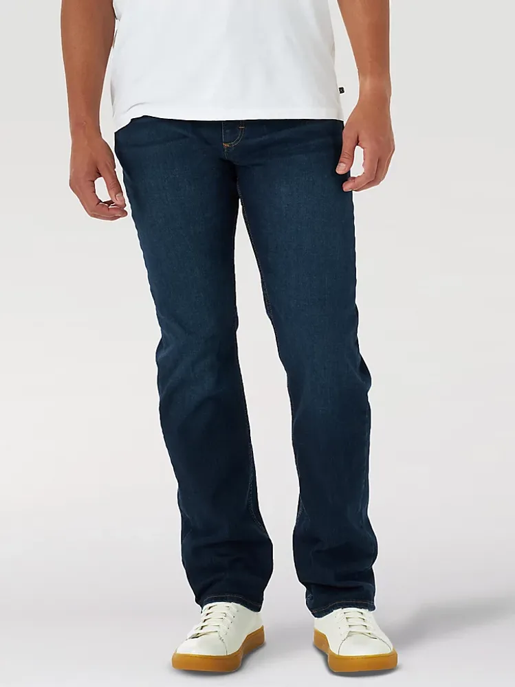 Men's Wrangler Authentics® Regular Fit Comfort Waist Jean in Blue Ocean