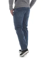 Wrangler® Five Star Premium Denim Flex For Comfort Regular Fit Jean Dark Stonewash