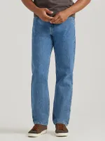 Wrangler® Five Star Premium Denim Relaxed Fit Jean Stone Bleach