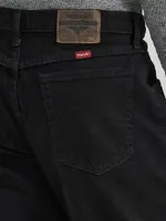 Wrangler® Five Star Premium Denim Flex for Comfort Relaxed Fit Jean Coal Black