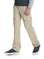 Boy's Slim Straight Stretch Cargo Pant (8-16) Buff