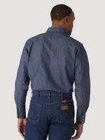 Wrangler® FR Flame Resistant Long Sleeve Denim Work Shirt