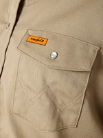 Wrangler® FR Flame Resistant Long Sleeve Solid Tan