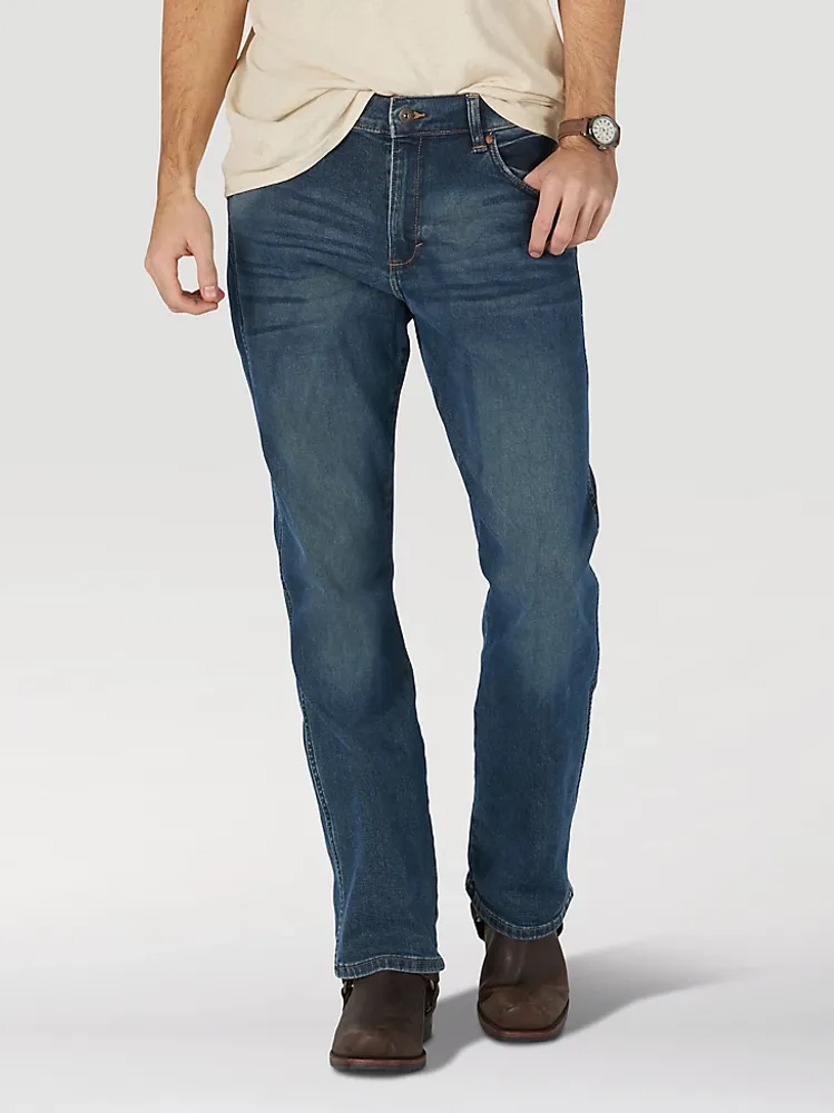 Men's Slim Fit Bootcut Jeans CR Wash