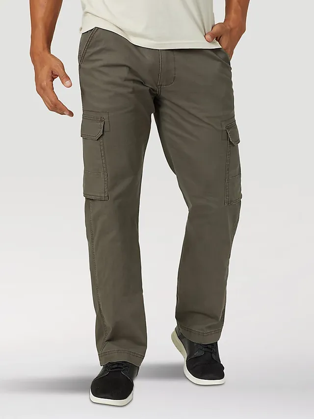 Sonoma Men's The Everyday Jogger Size L Khaki Zip Cargo Pockets Pants