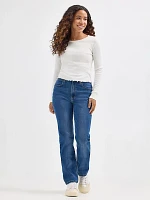 Women's Wrangler® High Rise True Straight Leg Jean Hudson