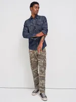 Men's Denim Western Snap Front Shirt Rinse