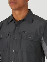 Wrangler ATG™ Men's Mix Material Shirt Black