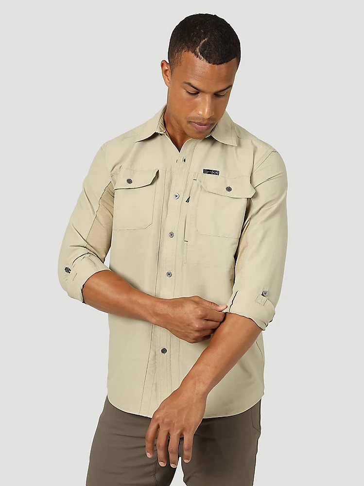 Wrangler ATG™ Men's Mix Material Shirt Twill