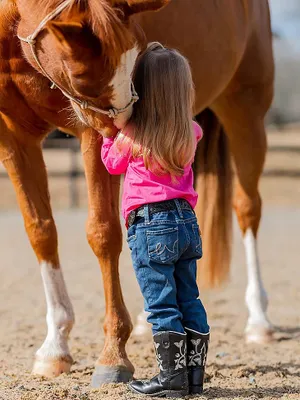 Baby Girl Western 5 Pocket Jean Denim