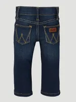 Baby Boy Adjustable Waist Western Jean Dark Blue