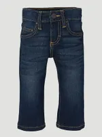 Baby Boy Adjustable Waist Western Jean Dark Blue