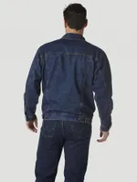 Wrangler Rugged Wear® Flannel Lined Denim Jacket Antique Navy