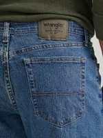 Wrangler Authentics Men's Relaxed Fit Comfort Flex Jean Light Stonewash