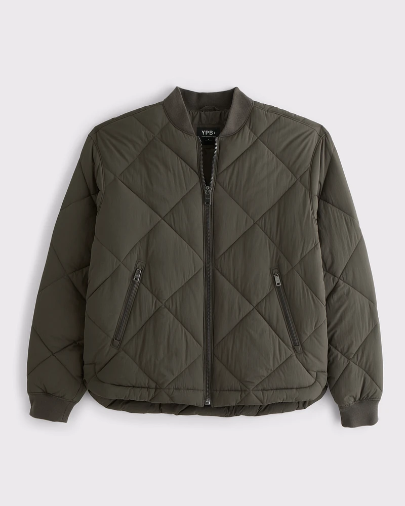 YPB Quilted Bomber Jacket