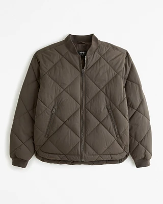 YPB Quilted Bomber Jacket