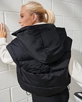 YPB Satin Puffer Vest