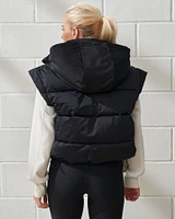 YPB Satin Puffer Vest