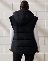 YPB Satin Puffer Vest