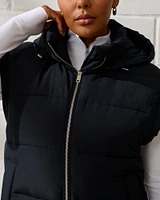 YPB Satin Puffer Vest