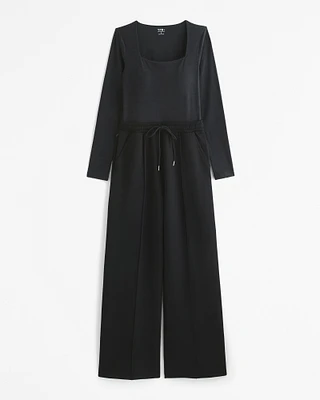 YPB everydaySOFT Long-Sleeve Hybrid Jumpsuit