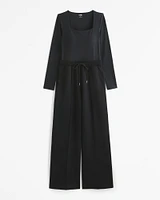 YPB everydaySOFT Long-Sleeve Hybrid Jumpsuit