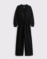 YPB neoKNIT Long-Sleeve Henley Jumpsuit