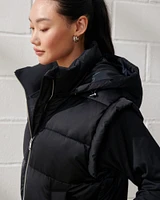 YPB Satin Puffer Vest