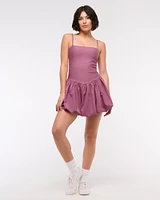 YPB sculptLUX Bubble Hem Mini Dress