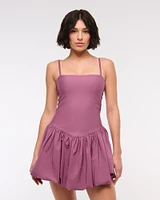 YPB sculptLUX Bubble Hem Mini Dress