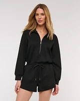 YPB neoKNIT Long-Sleeve Half-Zip Romper