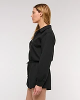 YPB neoKNIT Long-Sleeve Half-Zip Romper