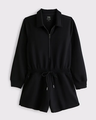 YPB neoKNIT Long-Sleeve Half-Zip Romper