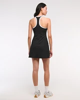 YPB Active Rib High-Neck Mini Dress