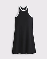 YPB Active Rib High-Neck Mini Dress