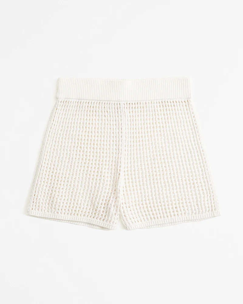 Crochet-Style Coverup Short